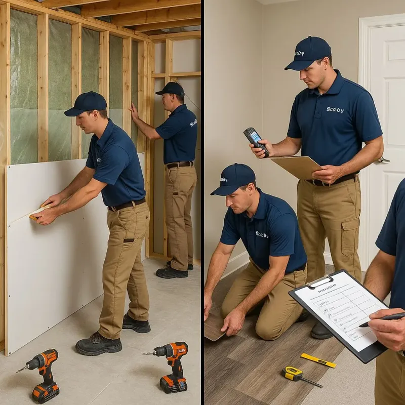 Repairs and Reconstruction process in North Bend, WA