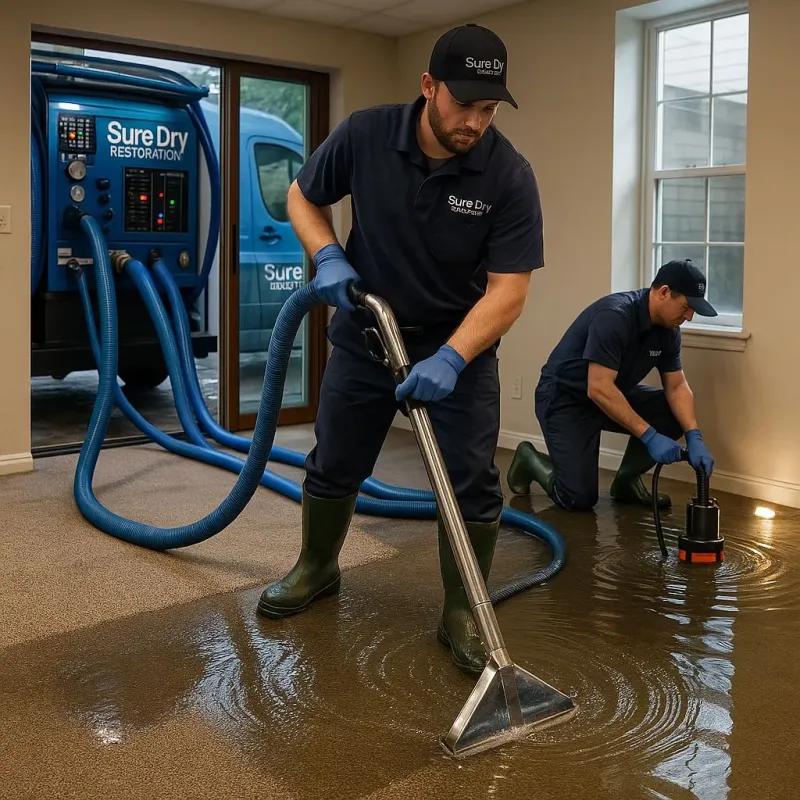 Water Extraction and Removal process in North Bend, WA